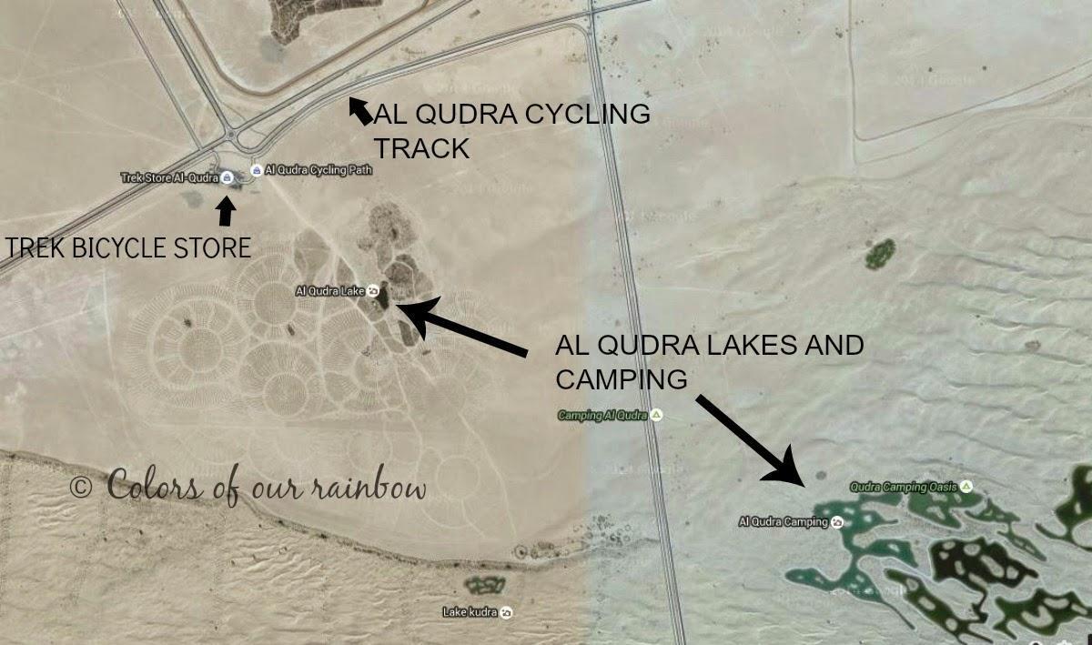 Al Qudra Hồ vị trí bản đồ