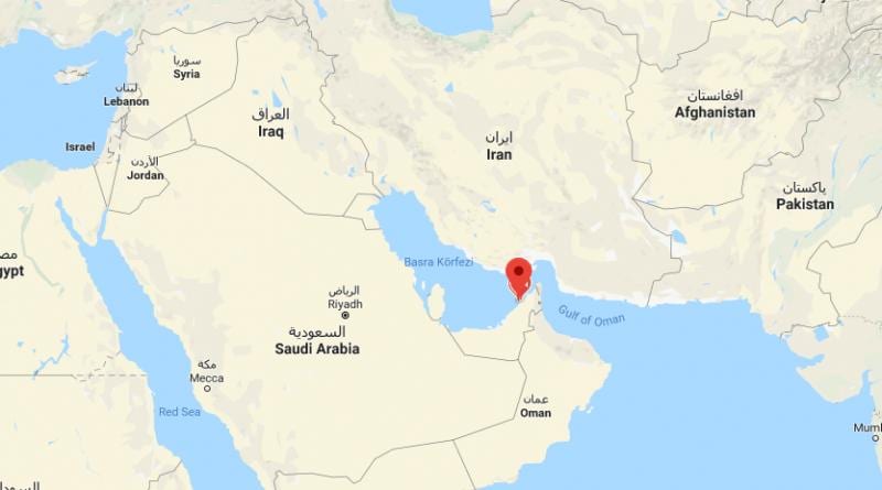 Dubai vị trí trên bản đồ thế giới