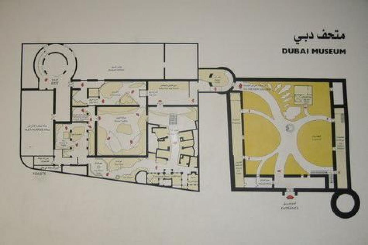 Bảo tàng Dubai vị trí bản đồ