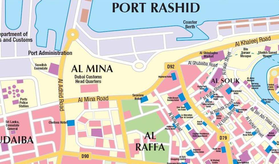 Dubai cổng bản đồ