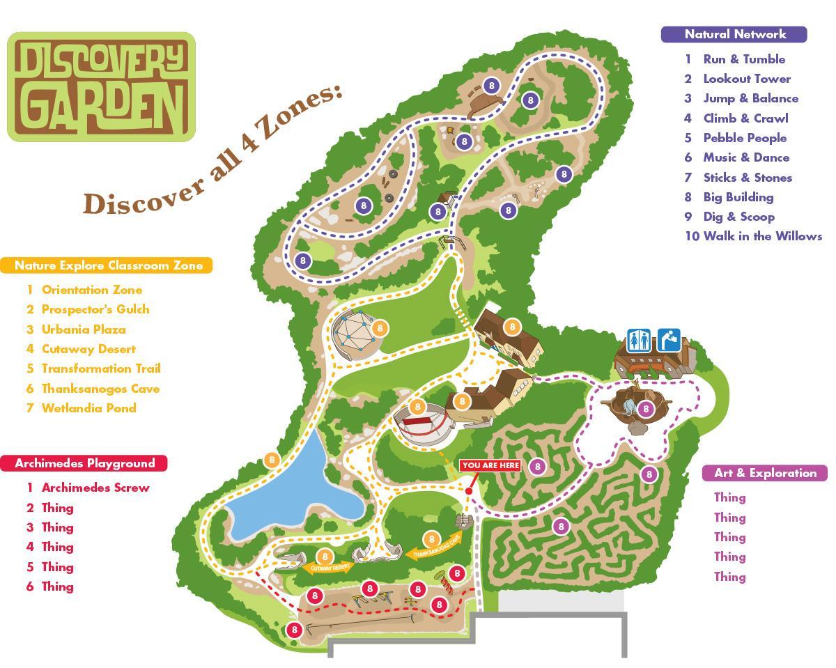 bản đồ của Discovery Vườn Dubai