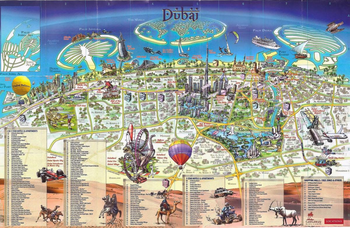 3d bản đồ của Dubai