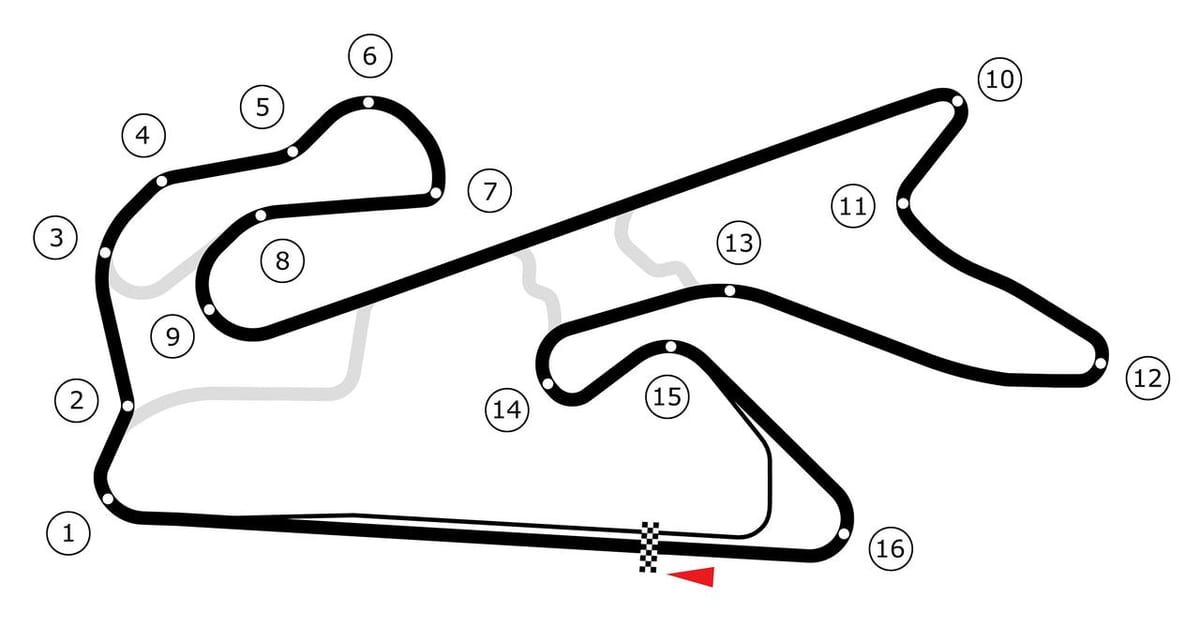 bản đồ của Dubai autodrome