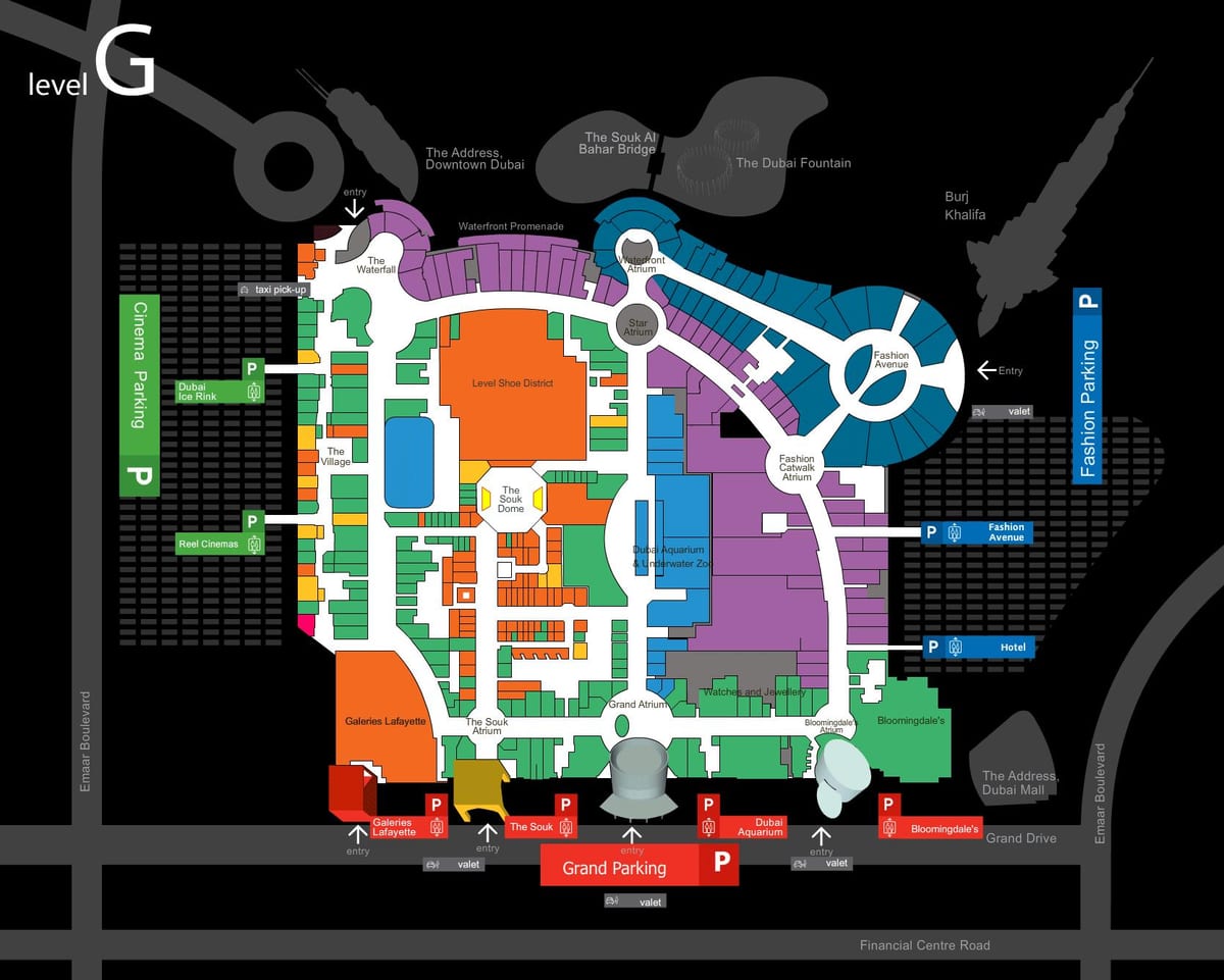 bản đồ của Dubai