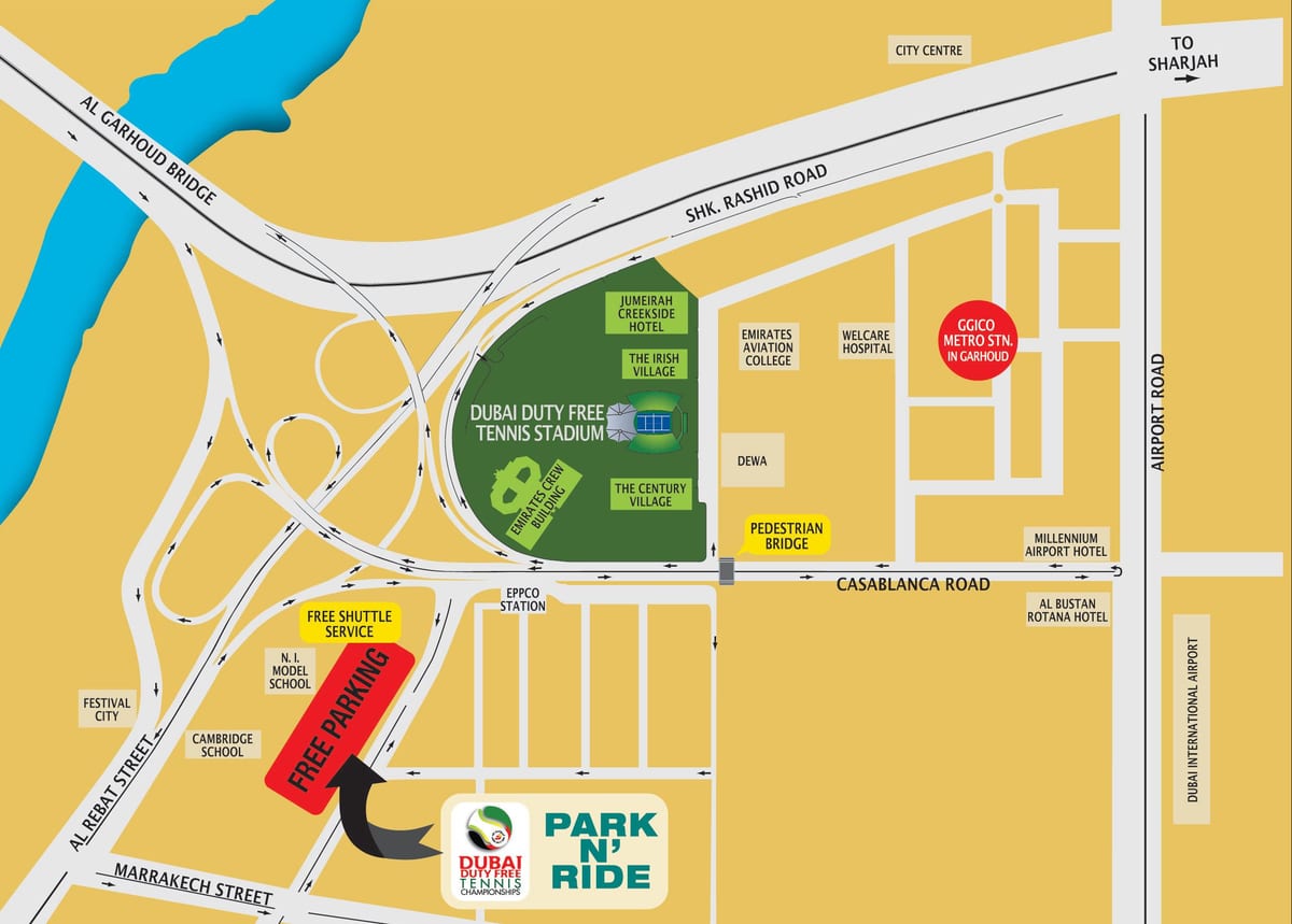 Dubai miễn thuế hoạt động vị trí bản đồ