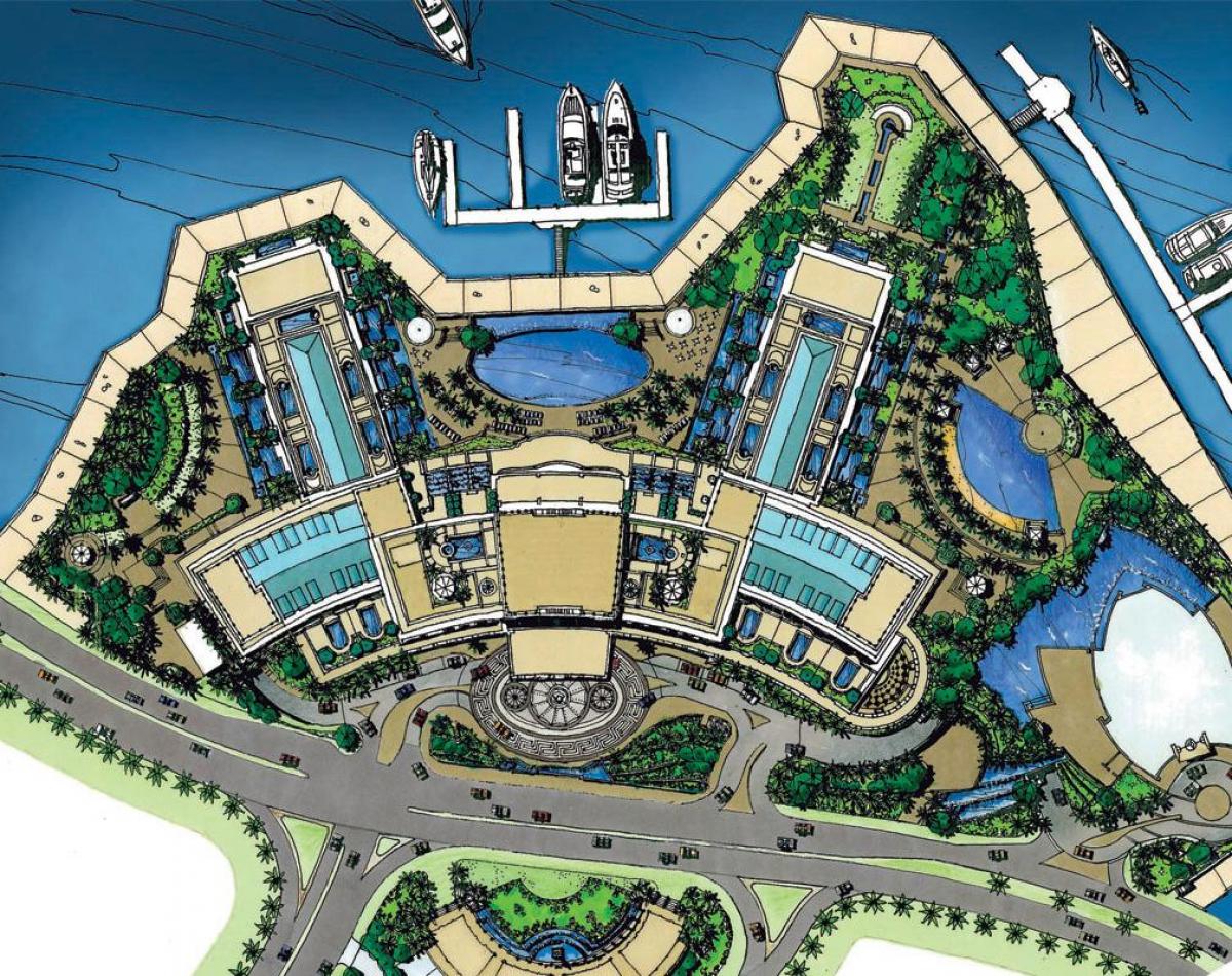 bản đồ của Palazzo Versace Dubai