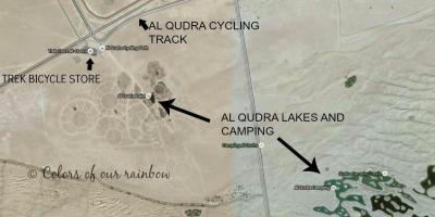 Al Qudra Hồ vị trí bản đồ