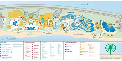Bản đồ của Atlantis Dubai