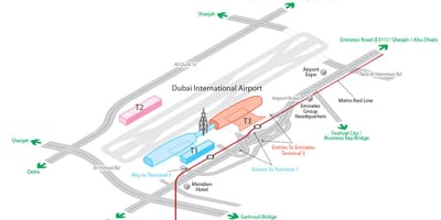 Chậm trễ ... sân bay bản đồ