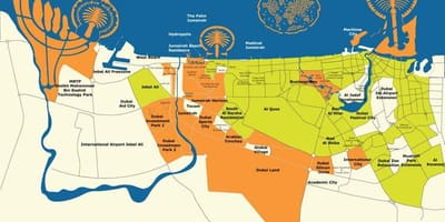 Dubai bản đồ đảo