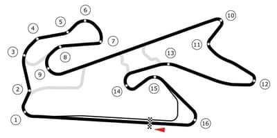 Bản đồ của Dubai autodrome