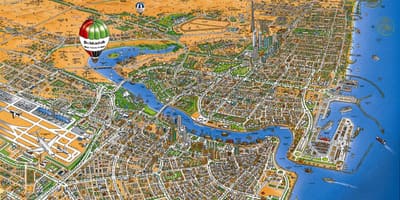 Bản đồ của Dubai