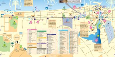 Bản đồ du lịch của Dubai