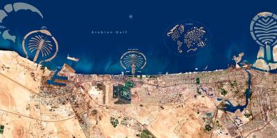 Bản đồ vệ tinh của Dubai