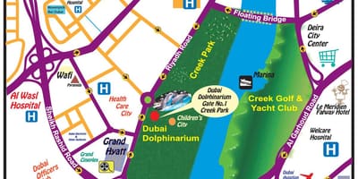Dolphin! Dubai vị trí bản đồ