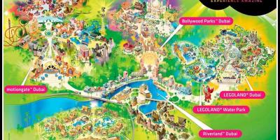 Dubai công viên và khu nghỉ dưỡng trí bản đồ