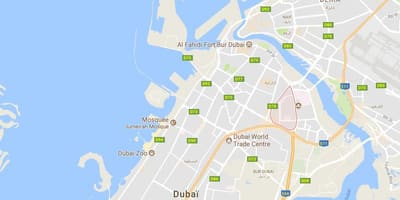 Bản đồ của dubai Dubai