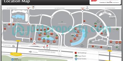 Bản đồ của thành phố internet Dubai