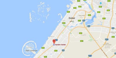 Dubai vườn vị trí trung tâm bản đồ