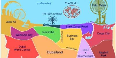 Bản đồ của Dubailand
