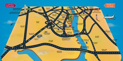 Bản đồ của Em thành phố Dubai