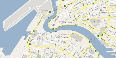 Bản đồ của Thật Dubai